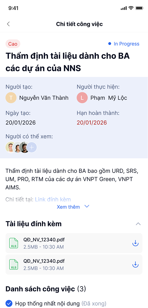 Tasks & projects